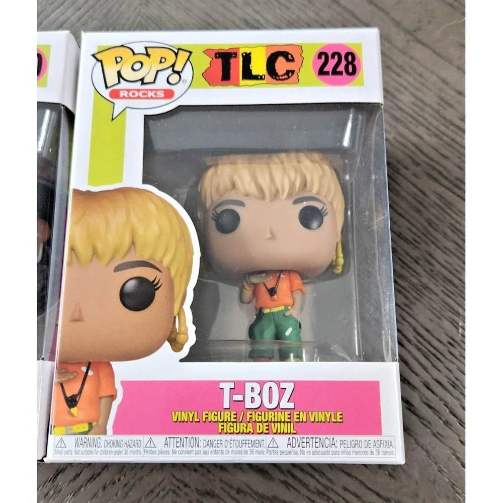 Funko Pop! Rocks TLC T-Boz #228 & Chilli #230 Vinyl Figure Set Music Collectible